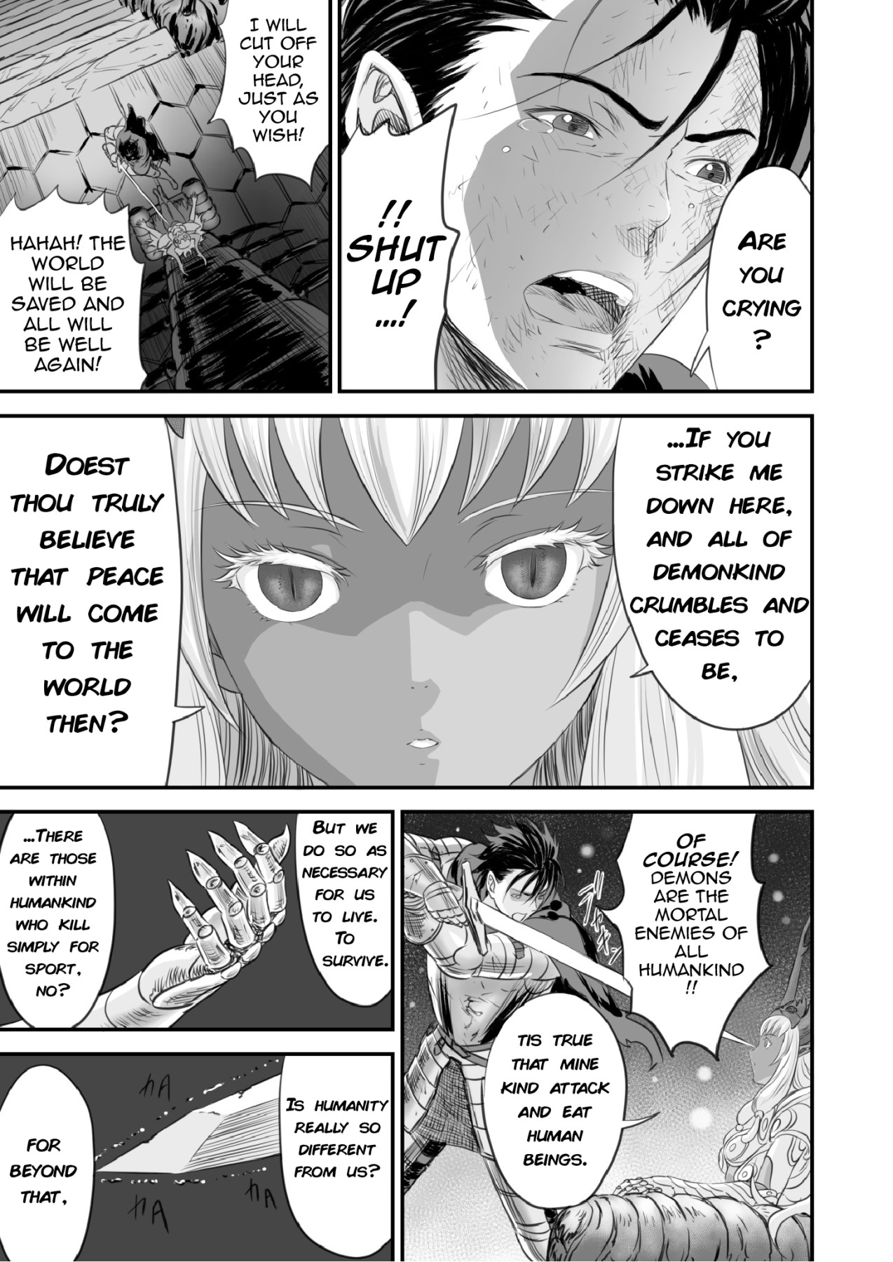 Hentai Manga Comic-The End of the Line for the Cuckold Hero-Read-42